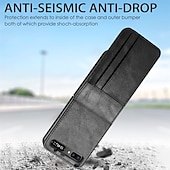 Χαμηλού Κόστους Samsung Θήκη-τηλέφωνο tok Για Samsung Galaxy Z Flip 6 Z Flip 5 Z Flip 4 Z Flip 3 Z Flip 2 Z Flip Πλήρης Θήκη Προστασία από τη σκόνη Ανθεκτική σε πτώσεις Μονόχρωμο PU δέρμα