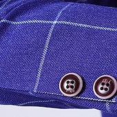 billiga Pojkes formella kostym-3 delar Ringbärarkostym Pojkar Barn Småbarn Kostym Formell kostym Kostym och blazer Byxset Formellt set Fest Speciellt Tillfälle Vintage Mode Formell Rutig Rosett Rubinrött Blå Grå Bomull
