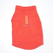 abordables Vêtements &amp; accessoires-Chien Gilet polaire Sweat-shirts Hiver Chaud Doux Mode Confortable Intérieur Vacances Vêtements pour chiens