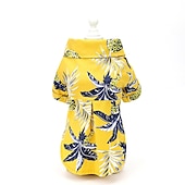 cheap Cooling Vest &amp; Shirt-Dog Hawaiian Shirt 2 Pieces Puppy Clothes for Small Medium Large Dogs Boy Breathable Coconut Tree Dog T-Shirt Pet Apparel Cat Outfit for Chihuahua Yorkie Costume Clothing (Small, 1)