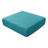 economico Rivestimento seduta e braccioli divano-1 pezzo di fodera per cuscino per divano in velluto elasticizzato, fodera per cuscino in peluche bordeaux per cuscino per sedia, protezione per mobili, cuscino per sedile, fodera per divano con fondo