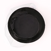 abordables Chapeaux de Fête-Fascinateurs de velours élégants de mode / chapeaux avec nœud papillon / nœud papillon en satin / tulle 1pc occasion spéciale / fête / soirée / dames jour casque