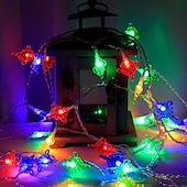abordables Alimentación por batería-Elegante cadena de luces LED de 3 m/6 m para fiestas de recepción de bodas, decoración de Año Nuevo, suministros para fiestas de cumpleaños y bodas, linternas con nudo chino, festivales de primavera,