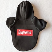 abordables Gilet et Chemise Rafraîchissants-Sweat à capuche pour chien de sécurité vêtements pour chien vêtements d&#039;hiver pull chaud pull en coton veste manteau à capuche pour petit chien moyen grand chien chat (noir, 3xl)