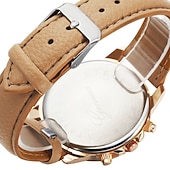 halpa Kvartsikellot-Geneve Naisten Kvartsikellot Ulkoilu Arkikello Rannekello Analoginen VEDENPITÄVÄ Nahkahihna Katsella