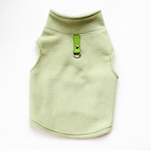 abordables Vêtements &amp; accessoires-Chien Gilet polaire Sweat-shirts Hiver Chaud Doux Mode Confortable Intérieur Vacances Vêtements pour chiens