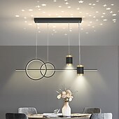 olcso Függőfények-100cm 4 fényerős, szabályozható fürt dizájn led függő könnyűfém művészi stílusú újdonság festett felületek skandináv stílusú étkező hálószoba lámpák 110-240v