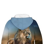 Αγορίστικα 3D Λιοντάρι Φούτερ με Κουκούλα Μακρυμάνικο 3D εκτύπωση Άνοιξη Φθινόπωρο Χειμώνας Ενεργό Κομψό στυλ street Παιδιά 3-12 χρόνια Σχολείο ΕΞΩΤΕΡΙΚΟΥ ΧΩΡΟΥ Καθημερινά Χαμηλού Κόστους Ανατομικά 3D Ζώα του Αγοριού-Αγορίστικα 3D Λιοντάρι Φούτερ με Κουκούλα Μακρυμάνικο 3D εκτύπωση Άνοιξη Φθινόπωρο Χειμώνας Ενεργό Κομψό στυλ street Παιδιά 3-12 χρόνια Σχολείο ΕΞΩΤΕΡΙΚΟΥ ΧΩΡΟΥ Καθημερινά