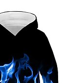 billiga Pojkens 3D Vision &amp; Geometri-Barn Pojkar Huvtröja och sweatshirt Långärmad Grafisk 3D Tryck Regnbåge Barn Blast Aktiv Nyår