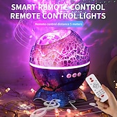tanie Lampy projektora i projektory laserowe-projektor gwiazda projektor galaxy do sypialni pilot zdalnego sterowania&amp;amp; Głośnik bluetooth z białym szumem 14 kolorów led lampki nocne do kina domowego na świąteczny prezent!