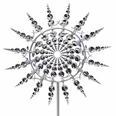 economico paletti decorativi da giardino-girandole per giardino unico e magico mulino a vento in metallo girandole per esterni costruzione con cuscinetti a sfera durevole e silenzioso decorazione del giardino esotico