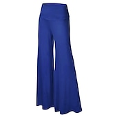 abordables jambe large et taille haute-Pantalon de yoga Femmes Léger Pantalon évasé in in france they say Pontalon wide leg Pantalon bootcut Zumba Yoga Entraînement en salle Bas Taille haute Hiver Des sports Tenues de Sport Élastique