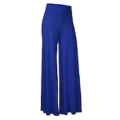 abordables jambe large et taille haute-Pantalon de yoga Femmes Léger Pantalon évasé in in france they say Pontalon wide leg Pantalon bootcut Zumba Yoga Entraînement en salle Bas Taille haute Hiver Des sports Tenues de Sport Élastique