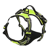 abordables Colliers, harnais et laisses pour chiens-sangle de poitrine pour chien de compagnie gilet type chien boucle anti-déflagrante corde de traction fournitures pour chiens sangle de poitrine