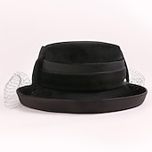 abordables Chapeaux de Fête-Fascinateurs de velours élégants de mode / chapeaux avec nœud papillon / nœud papillon en satin / tulle 1pc occasion spéciale / fête / soirée / dames jour casque