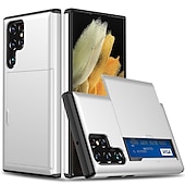 economico Cover Samsung-Custodia per telefono per Samsung Galaxy S24 S23 S22 S21 S20 Plus Ultra Note 20 Ultra 10 Plus S10 S9 Plus S25 Ultra retro con supporto per schede antipolvere antiurto TPU colorata solida