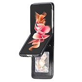 Χαμηλού Κόστους Samsung Θήκη-τηλέφωνο tok Για Samsung Galaxy Z Flip 6 Z Flip 5 Z Flip 4 Z Flip 3 Z Flip 2 Z Flip Πλήρης Θήκη Προστασία από τη σκόνη Ανθεκτική σε πτώσεις Μονόχρωμο PU δέρμα