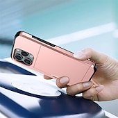 Χαμηλού Κόστους iPhone Θήκες-Θήκη τηλεφώνου για Apple iPhone 15 Pro Max Plus iPhone 14 13 12 11 Pro Max X XR XS 8 7 Plus Πίσω Κάλυμμα Θήκη Πορτοφολιού Ανθεκτική Πλήρης Χρώματος PC