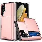 economico Cover Samsung-Custodia per telefono per Samsung Galaxy S24 S23 S22 S21 S20 Plus Ultra Note 20 Ultra 10 Plus S10 S9 Plus S25 Ultra retro con supporto per schede antipolvere antiurto TPU colorata solida