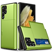 economico Cover Samsung-Custodia per telefono per Samsung Galaxy S24 S23 S22 S21 S20 Plus Ultra Note 20 Ultra 10 Plus S10 S9 Plus S25 Ultra retro con supporto per schede antipolvere antiurto TPU colorata solida