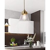 economico Luci Isola cucina-Lampada a sospensione da 16,5 cm lampada a sospensione a led lanterna design lampade cono in vetro elettrolitico moderno stile country negozi / caffè camera da letto soggiorno luci 110-220/220-240v