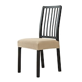 Seat Covers for Dining Room Chairs with Ties Burgundy Stretch Jacquard Chair Covers Removable Washable Kitchen Chair Seat Cushion Slipcovers Protector 40