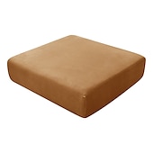 economico Rivestimento seduta e braccioli divano-1 pezzo di fodera per cuscino per divano in velluto elasticizzato, fodera per cuscino in peluche bordeaux per cuscino per sedia, protezione per mobili, cuscino per sedile, fodera per divano con fondo