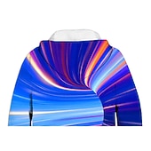 Недорогие Мальчиковое 3D-зрение и геометрия-Мальчики 3D 3D-печати Толстовка Длинный рукав 3D печать Весна Осень Зима Активный Классический Дети 2-12 лет Школа на открытом воздухе Повседневные