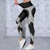 Χαμηλού Κόστους Γιόγκα κολάν &amp; καλσόν-Γυναικεία Παντελόνι για γιόγκα Αντίστροφη καρότσα Έλεγχος κοιλιάς Ψηλή Μέση Γυμναστήριο προπόνηση Τρέξιμο Καταλληλότητα Κολάν με κοψίματα Λεοπάρ Γεωμετρία Μπλε Παγονί Μαύρο Κίτρινο Φθινόπωρο Χειμώνας