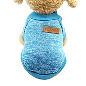 ieftine Îmbrăcăminte și accesorii pentru câini-Câini Hanorca Vestă de lână Iarnă Cald Απαλό Modă Comfortabil Îmbrăcăminte pentru câini
