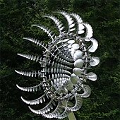 economico paletti decorativi da giardino-girandole per giardino unico e magico mulino a vento in metallo girandole per esterni costruzione con cuscinetti a sfera durevole e silenzioso decorazione del giardino esotico