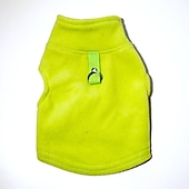 abordables Vêtements &amp; accessoires-Chien Gilet polaire Sweat-shirts Hiver Chaud Doux Mode Confortable Intérieur Vacances Vêtements pour chiens