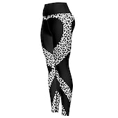 Χαμηλού Κόστους Γιόγκα κολάν &amp; καλσόν-Γυναικεία Παντελόνι για γιόγκα Αντίστροφη καρότσα Έλεγχος κοιλιάς Ψηλή Μέση Γυμναστήριο προπόνηση Τρέξιμο Καταλληλότητα Κολάν με κοψίματα Λεοπάρ Γεωμετρία Μπλε Παγονί Μαύρο Κίτρινο Φθινόπωρο Χειμώνας