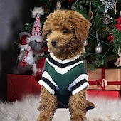 ieftine Pulovere-Câini Pisici Pulovere Γιλέκο Jumper Drăguţ Adorabil Iarnă Απαλό Comfortabil Zilnice Casul / Zilnic Îmbrăcăminte pentru câini for Husky Labrador Alaska Malamute Dalmațian Border Collie