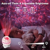 tanie Lampy projektora i projektory laserowe-projektor gwiazda projektor galaxy do sypialni pilot zdalnego sterowania&amp;amp; Głośnik bluetooth z białym szumem 14 kolorów led lampki nocne do kina domowego na świąteczny prezent!