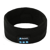 お買い得  イヤホン-スリープヘッドフォンワイヤレスBluetoothステレオスポーツヘッドバンドヘッドフォンランニングイヤフォンスリープヘッドセットスポーツ用スリープミュージックヘッドバンド、超薄型HDステレオスピーカー付き