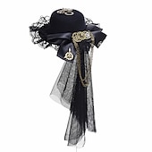 ieftine Accesorii și altele-Gotic Steampunk Pălărie de cocktail Normal Pentru femei An Nou Mascaradă Evenimente / Petrecere Festival Adolescent Adulți Pălărie Toate Sezoanele