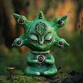 お買い得  庭の彫刻と彫像-面白い樹脂の置物スペースエイリアンガーデン装飾像ファンタジー世界の装飾ヴィラ家の装飾置物装飾工芸品