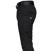 abordables Pantalons de sport pour hommes-Homme Pantalons de Chasse Pantalon tactique Etanche Ripstop Coupe Vent Multi-poche Printemps Eté L&#039;hiver Coton Bas pour Chasse Randonnée Camping Vert Noir Kaki S M L XL XXL / Combat