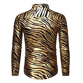 preiswerte Oberteile-Scheibe Disko 1980er Bluse / Hemd Herren Kostüm Jahrgang Cosplay Party Langarm Bluse Maskerade Schlager Outfit
