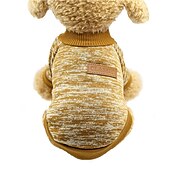 ieftine Îmbrăcăminte și accesorii pentru câini-Câini Hanorca Vestă de lână Iarnă Cald Απαλό Modă Comfortabil Îmbrăcăminte pentru câini