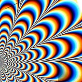 お買い得  男の子の3Dビジョンと幾何学-キッズボーイズパーカー 長袖 レインボー 3Dプリント 錯覚 ドローストリング デイリー アウトドア アクティブ ベーシック 4～12歳 / 秋 / 冬 / 春