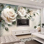 abordables Papiers peints-fonds d&#039;écran cool papier peint fleur papier peint beau papier peint autocollant mural couvrant impression adhésif requis effet 3d fleur fleur toile décor à la maison