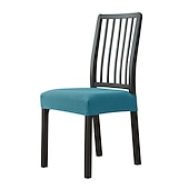 Seat Covers for Dining Room Chairs with Ties Burgundy Stretch Jacquard Chair Covers Removable Washable Kitchen Chair Seat Cushion Slipcovers Protector 35