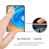 お買い得  Xiaomi用保護フィルム-2 PCS スクリーンプロテクター 用途 XIAOMI Mi 11 ミ10 Mi 10 Pro Redmi Note 9 Redmi Note 9 Pro 強化ガラス ハイディフィニション(HD) 傷防止