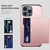 Χαμηλού Κόστους iPhone Θήκες-Θήκη τηλεφώνου για Apple iPhone 15 Pro Max Plus iPhone 14 13 12 11 Pro Max X XR XS 8 7 Plus Πίσω Κάλυμμα Θήκη Πορτοφολιού Ανθεκτική Πλήρης Χρώματος PC