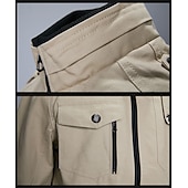 economico Capispalla active da uomo-Per uomo Giubbotto bomber Giacca tattica militare Esterno Antivento Ventilazione Traspirante Multi-tasca Primavera Autunno Giacca Bambini Caccia Militare Addestramento Nero Rosso Blu