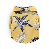 cheap Cooling Vest &amp; Shirt-Dog Hawaiian Shirt 2 Pieces Puppy Clothes for Small Medium Large Dogs Boy Breathable Coconut Tree Dog T-Shirt Pet Apparel Cat Outfit for Chihuahua Yorkie Costume Clothing (Small, 1)