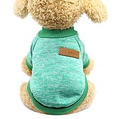 ieftine Îmbrăcăminte și accesorii pentru câini-Câini Hanorca Vestă de lână Iarnă Cald Απαλό Modă Comfortabil Îmbrăcăminte pentru câini
