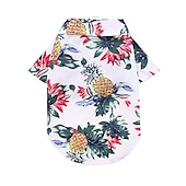 cheap Cooling Vest &amp; Shirt-Dog Hawaiian Shirt 2 Pieces Puppy Clothes for Small Medium Large Dogs Boy Breathable Coconut Tree Dog T-Shirt Pet Apparel Cat Outfit for Chihuahua Yorkie Costume Clothing (Small, 1)